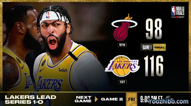 <a href=/lanqiumianfei/lakers/ target=_blank class=infotextkey>湖人</a>大胜<a href=/lanqiumianfei/heat/ target=_blank class=infotextkey>热火</a>总决赛开门红