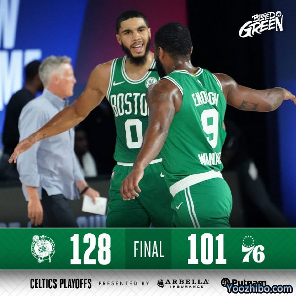 <a href=/lanqiumianfei/celtics/ target=_blank class=infotextkey>凯尔特人</a>再胜<a href=/lanqiumianfei/76ers/ target=_blank class=infotextkey>76人</a>大比分2-0！